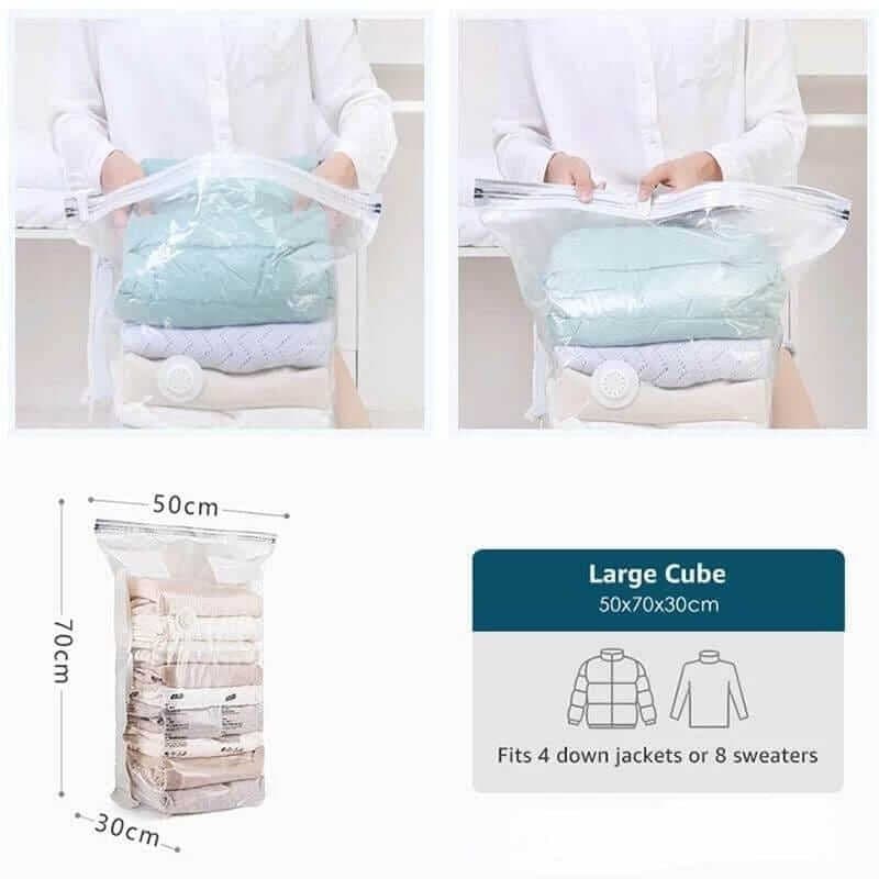 Space Saver Vacuum Storage Bags - 80x90cm(31*35inch) 1pcs