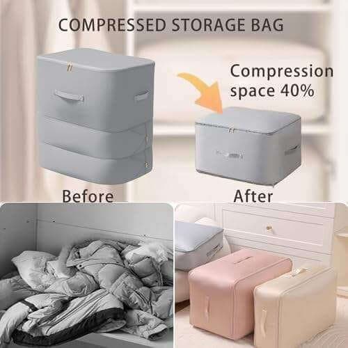 ultra space saving self compression organizer