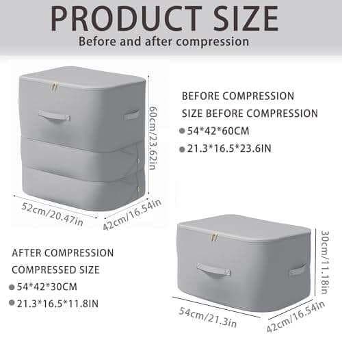 ultra space saving self compression organizer