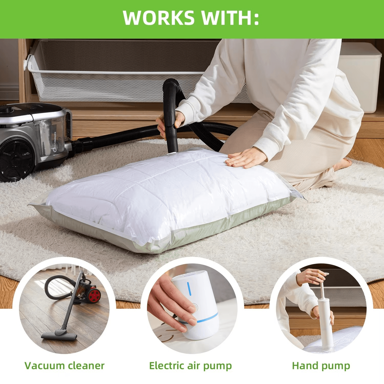 Transparent Vacuum Storage Bag